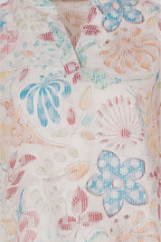 Floral Cotton Sleeveless Top for Women