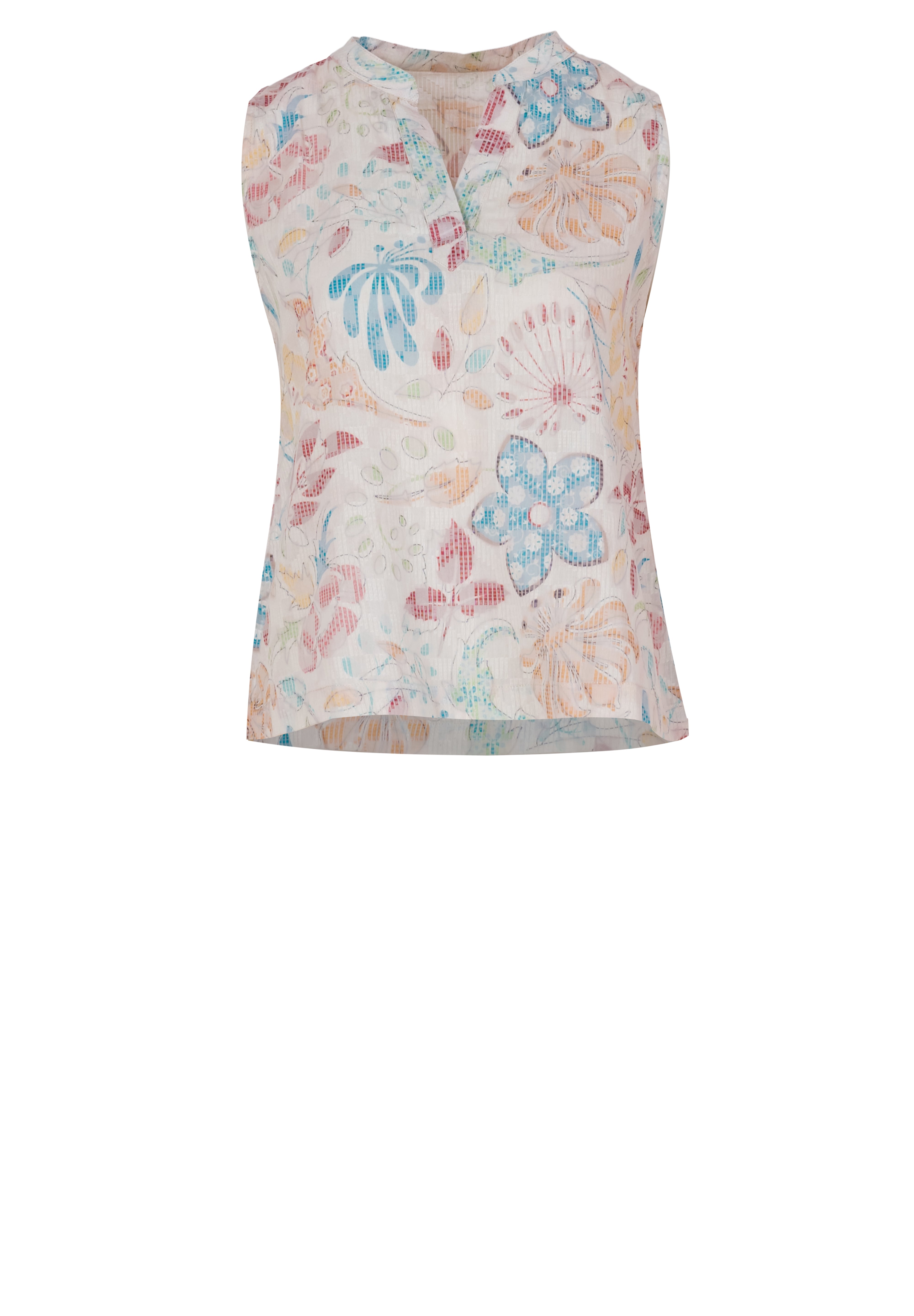 Floral Print Sleeveless Top for Women – Light & Stylish Wear