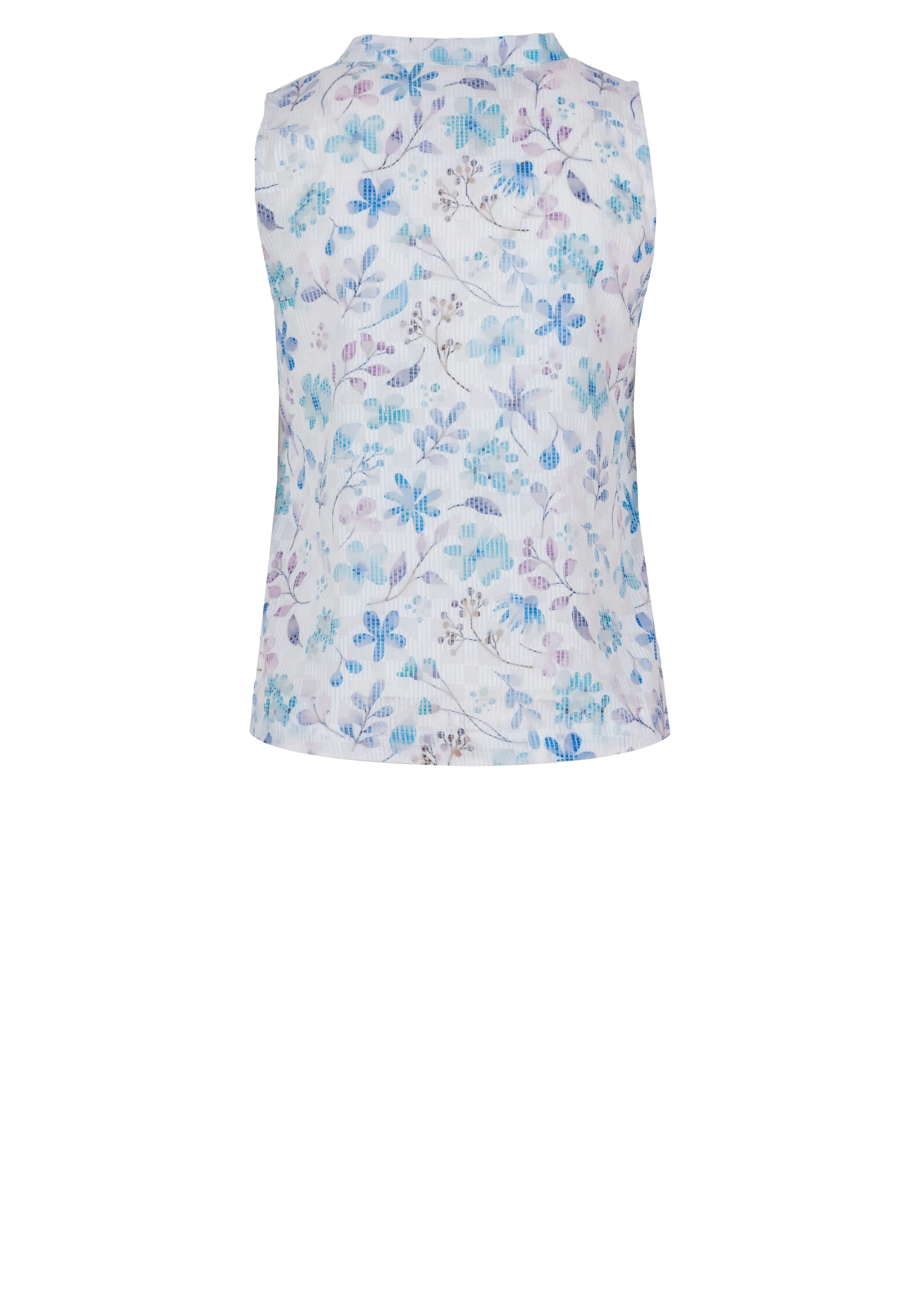 Floral Cotton Sleeveless Top for Women