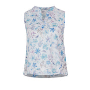 Floral Cotton Sleeveless Top for Women