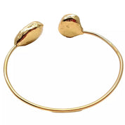 White pearl open bracelet