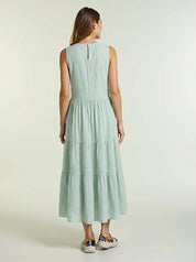 Handwoven Mull Cotton Dress for Women Lightweight Breathable Soft Summer Dress