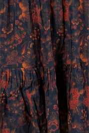 Handloom Cotton Floral Fit & Flare Mini Dress for Women