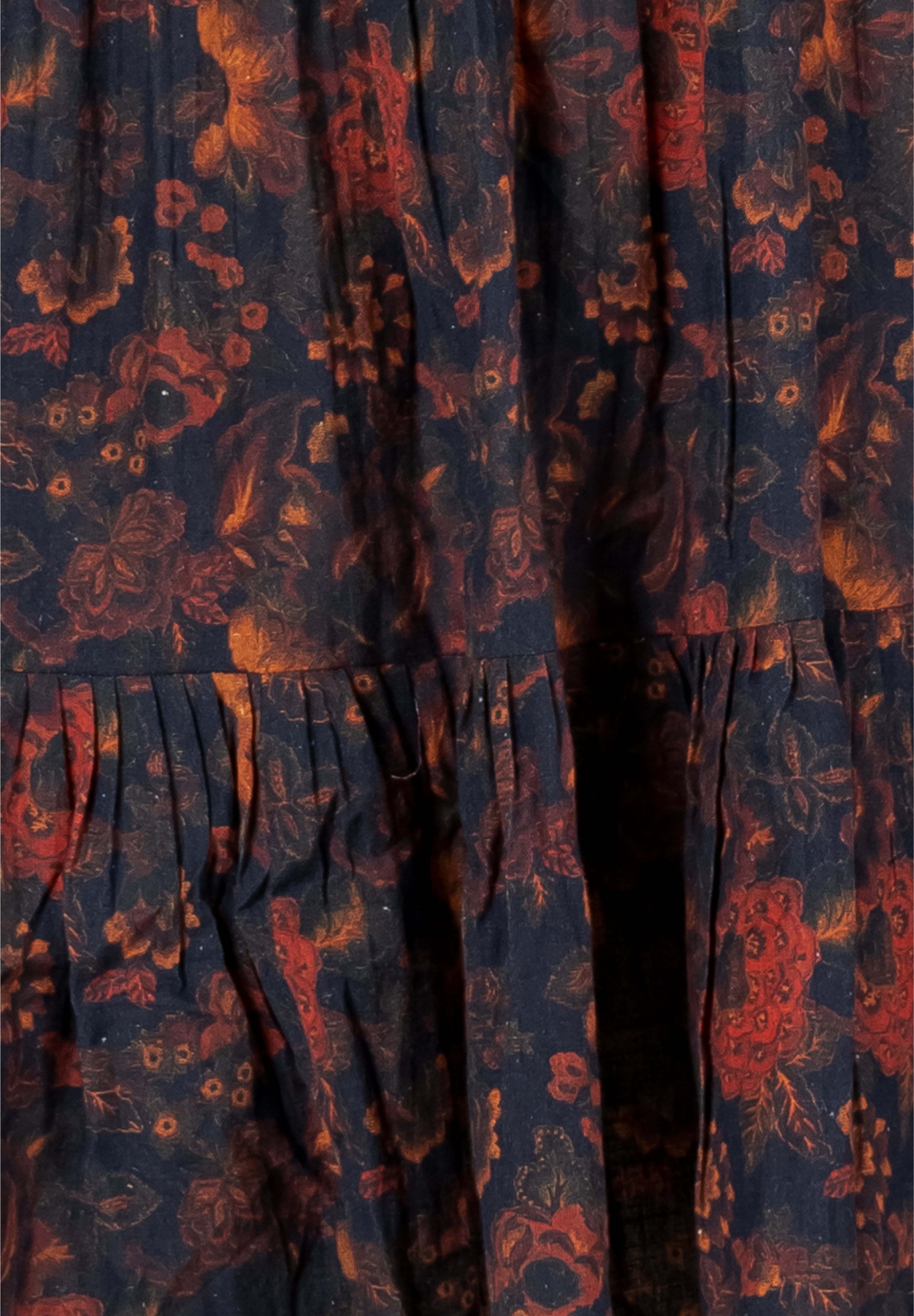 Handloom Cotton Floral Fit & Flare Mini Dress for Women