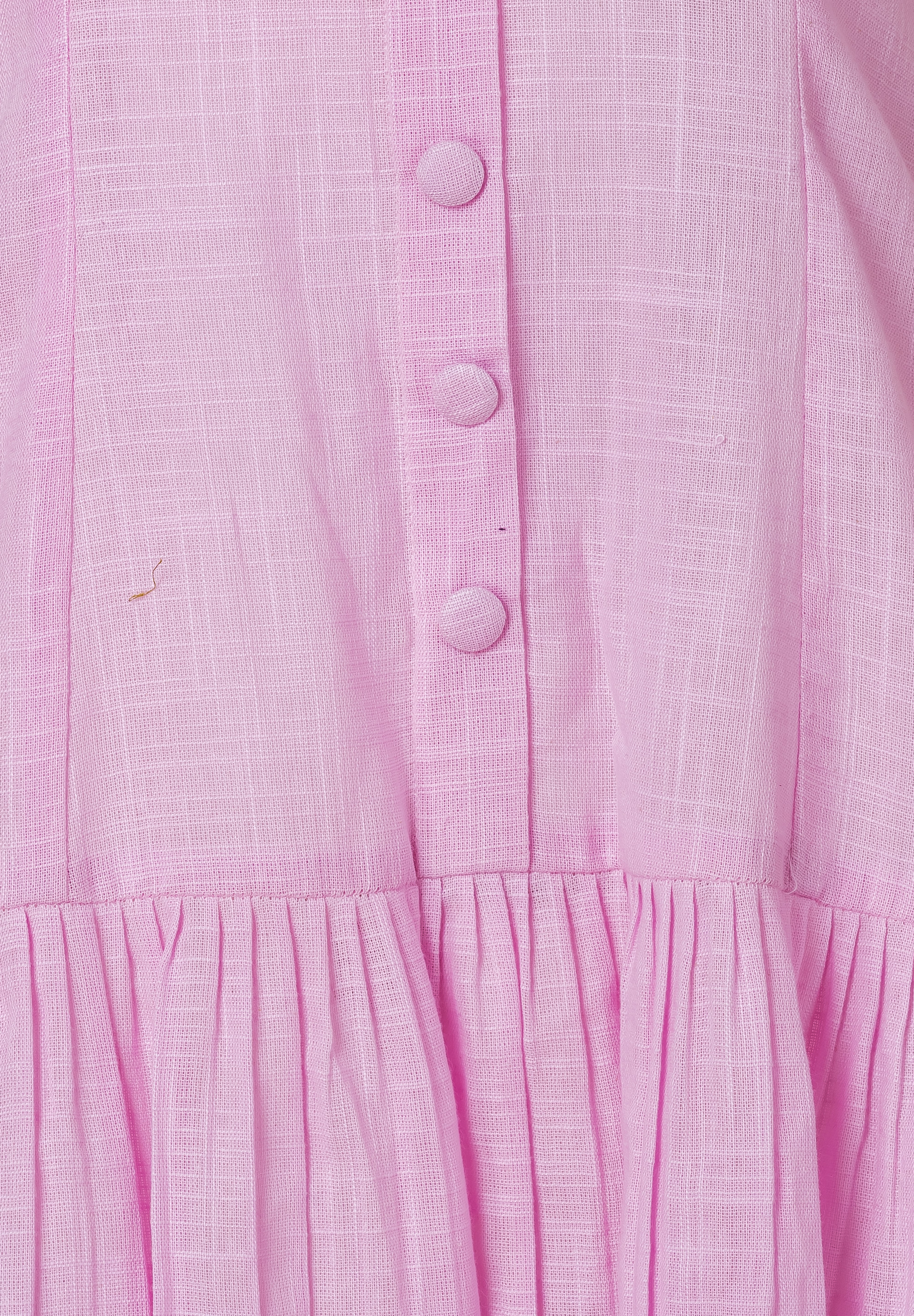 Black Cotton Drop-Waist Mini Dress for Women