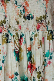 Pure Cotton Floral Midi Dress for Women