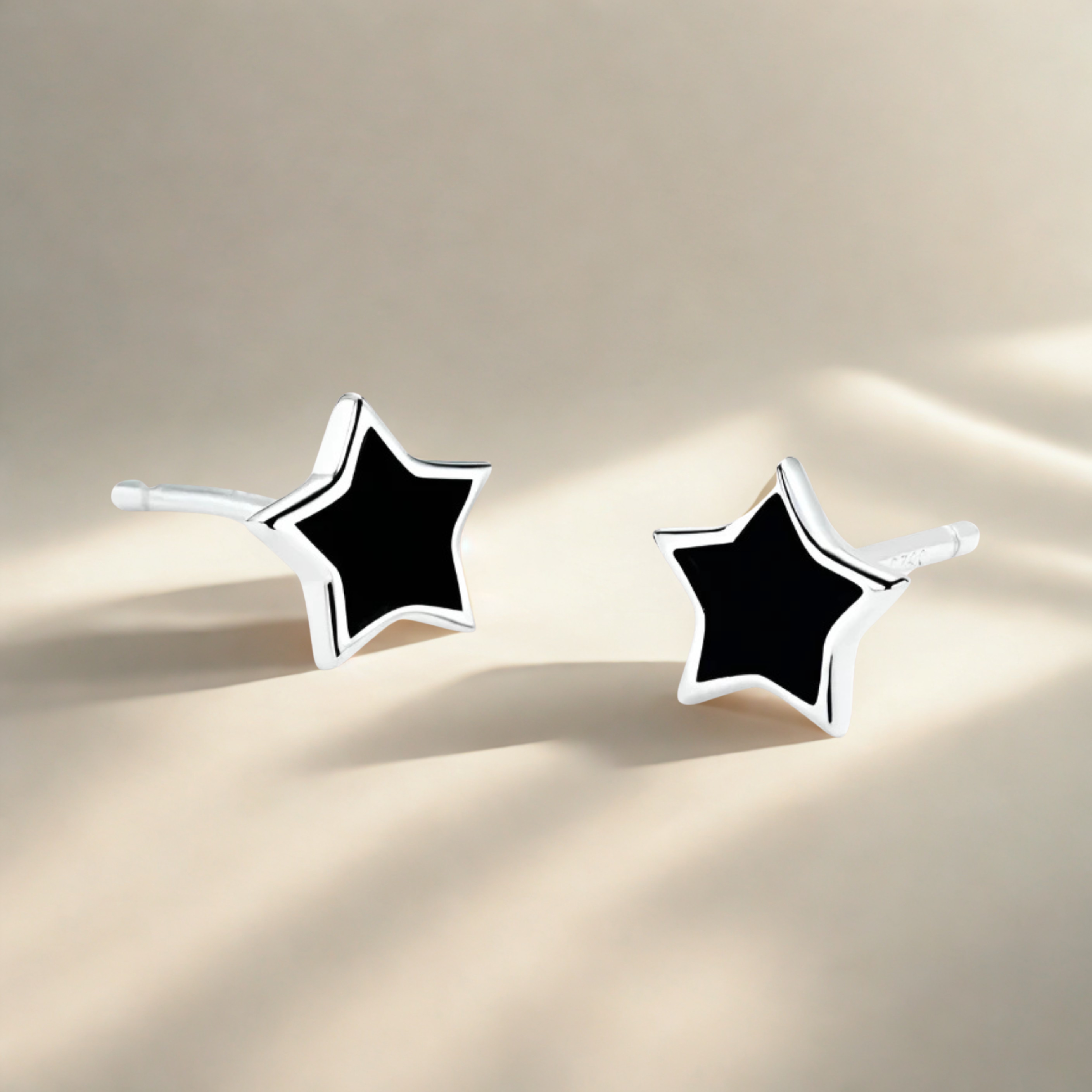 925 Siver Minimalist Star Stud Earrings