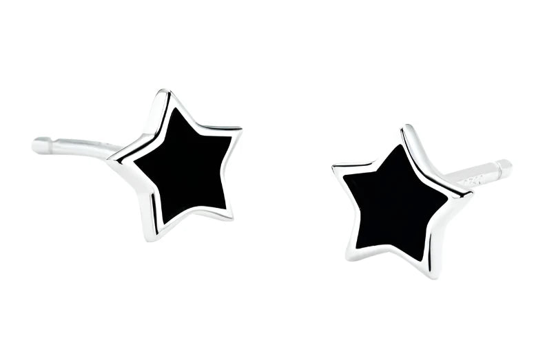 925SS Minimalist Star Stud Earrings