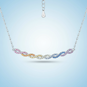 925 Silver Rainbow Necklace