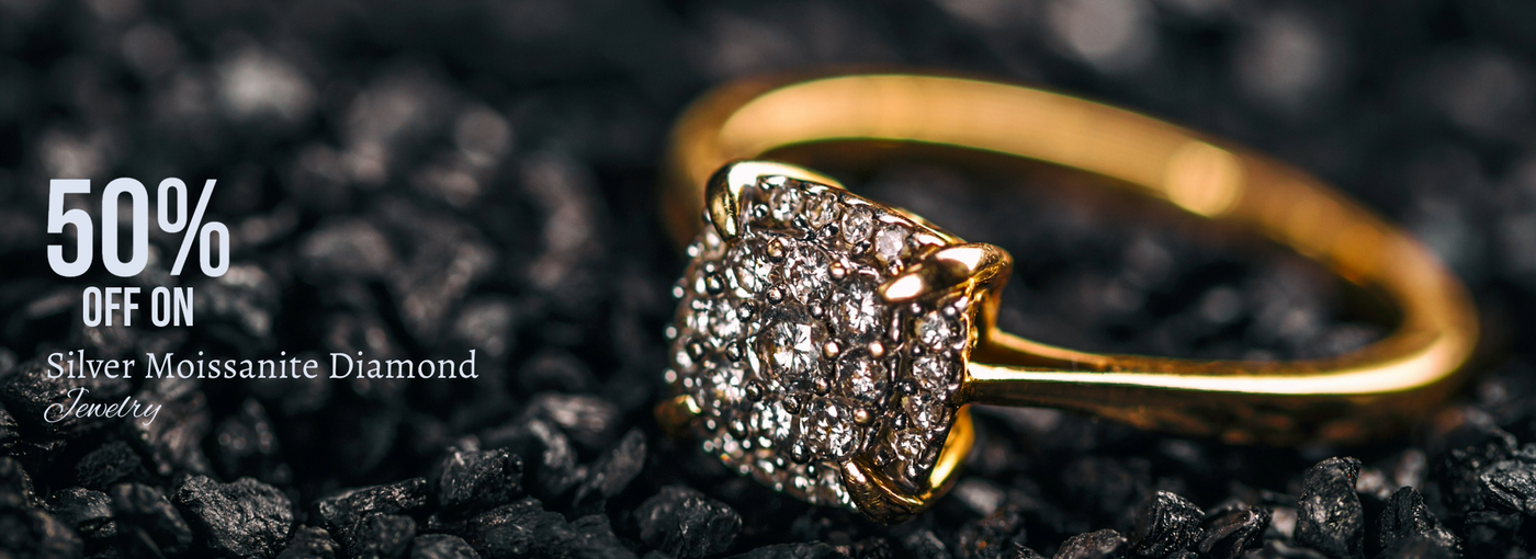 Buy Silver Moissanite Diamond Jewelry Online - Outfit Of The Day