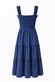 Pure Cotton Printed Dress for Women Lightweight Breathable Casual Summer Dress Floral Pattern