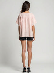 Handwoven Mull Cotton Cap Sleeve Summer Shirt