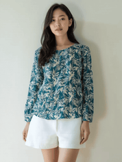 Floral Cotton Casual Top for Women