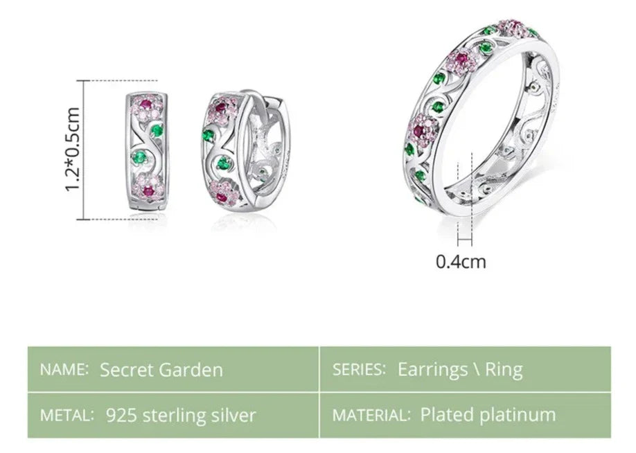 925 Sterling Silver Garden Ring