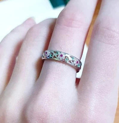 925 Sterling Silver Garden Ring