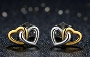 925 Sterling Silver Heart Stud Earring