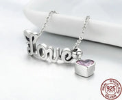 925 Sterling Silver Love Letter Ring