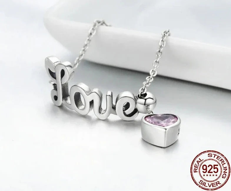 925 Sterling Silver Love Letter Ring