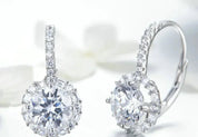 925 Sterling Silver Dazzling CZ Earrings