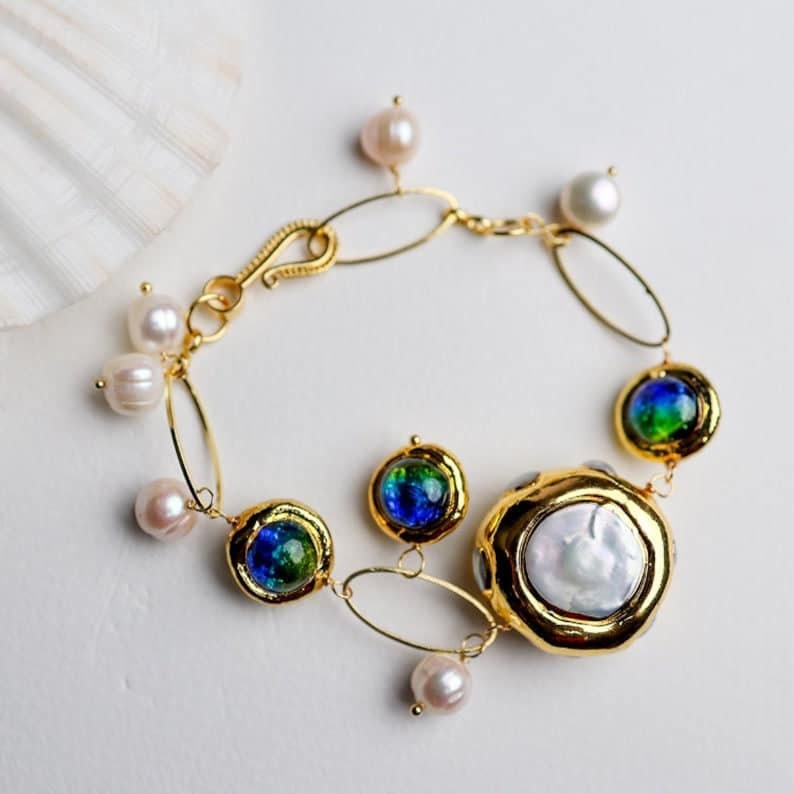 Handmade Fresh Water Pearl Bracelet
