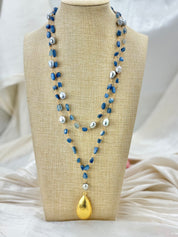 Blue Kyanites Dainty necklace