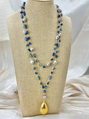 Blue Kyanites Dainty necklace