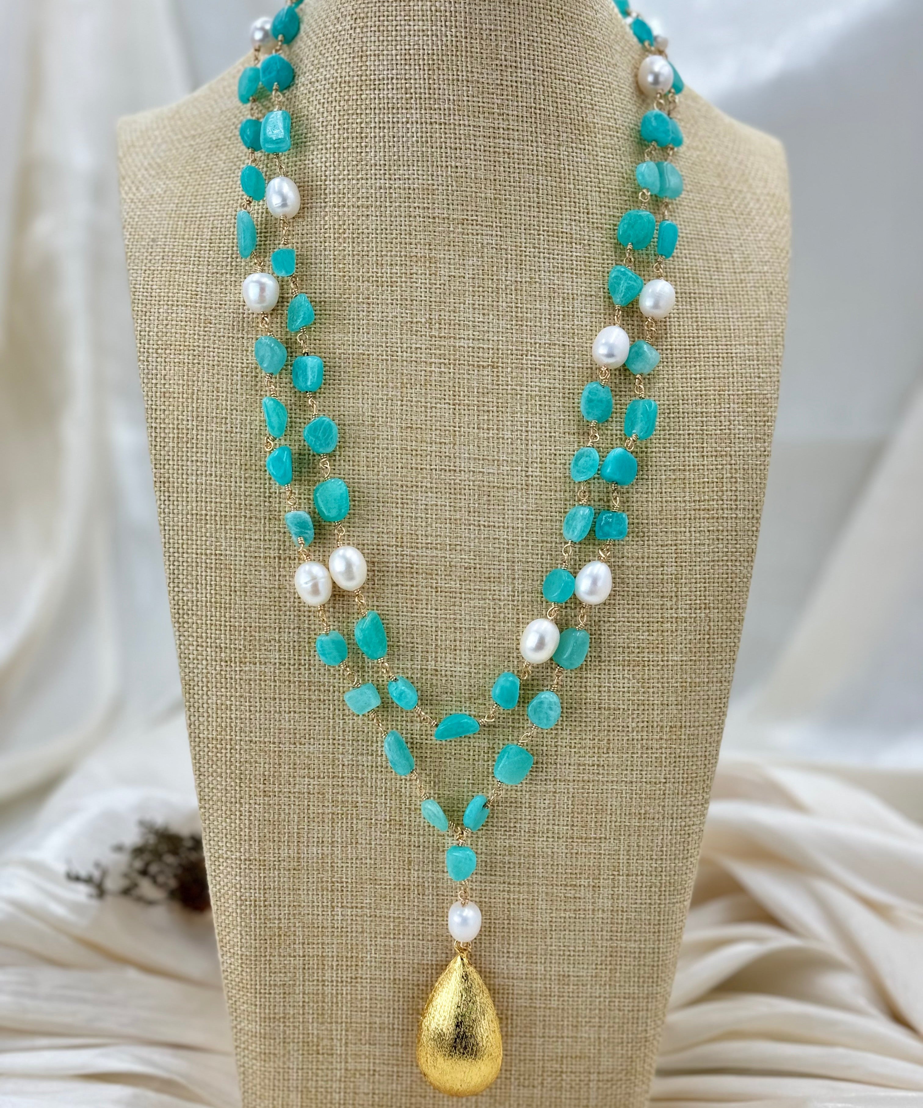 Blue Kyanites Dainty necklace