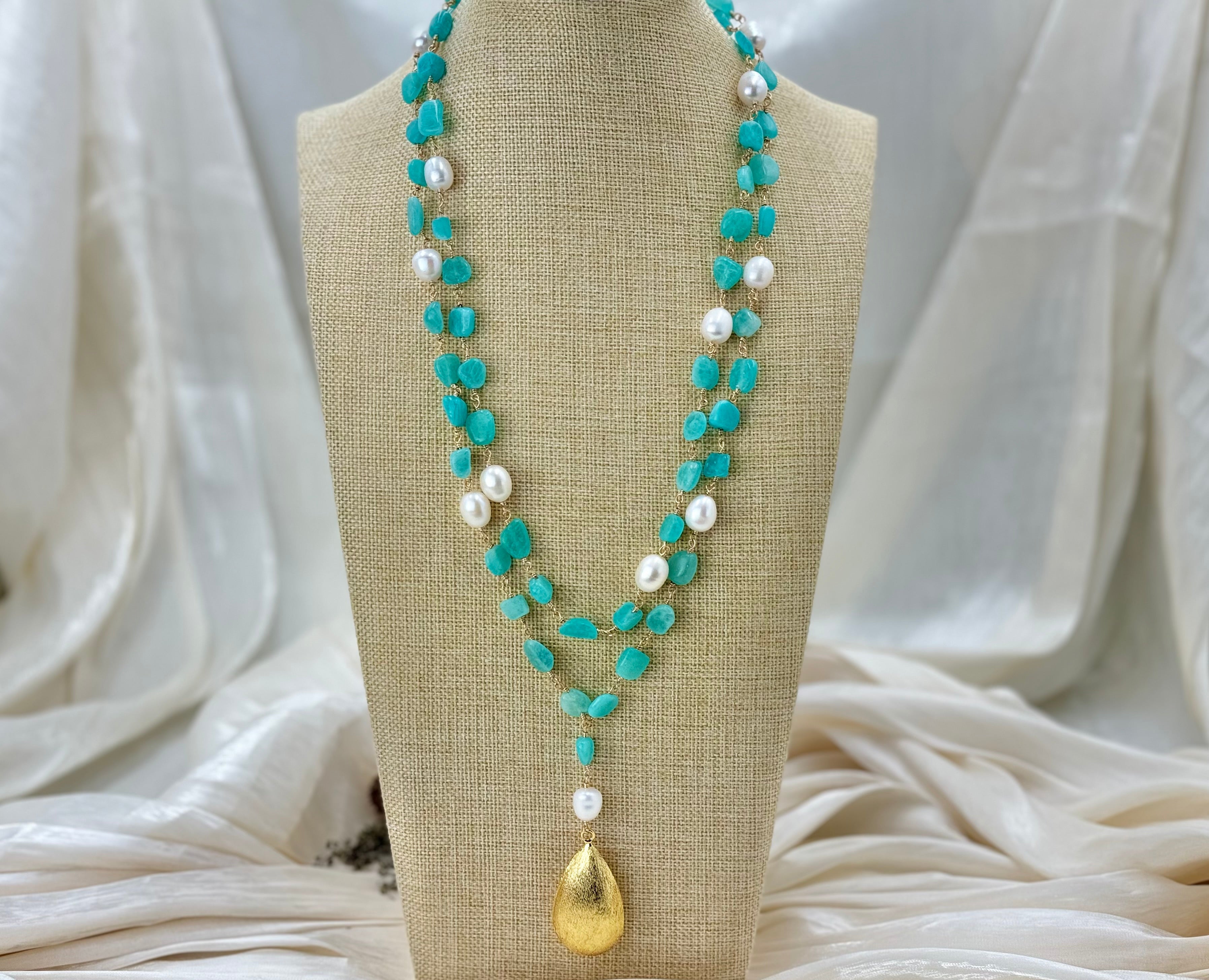 Blue Kyanites Dainty necklace