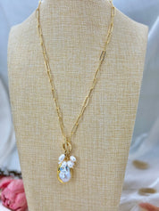Natural Baroque pearl Pendant Necklace