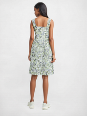 Lightweight cotton floral dress women summer styling