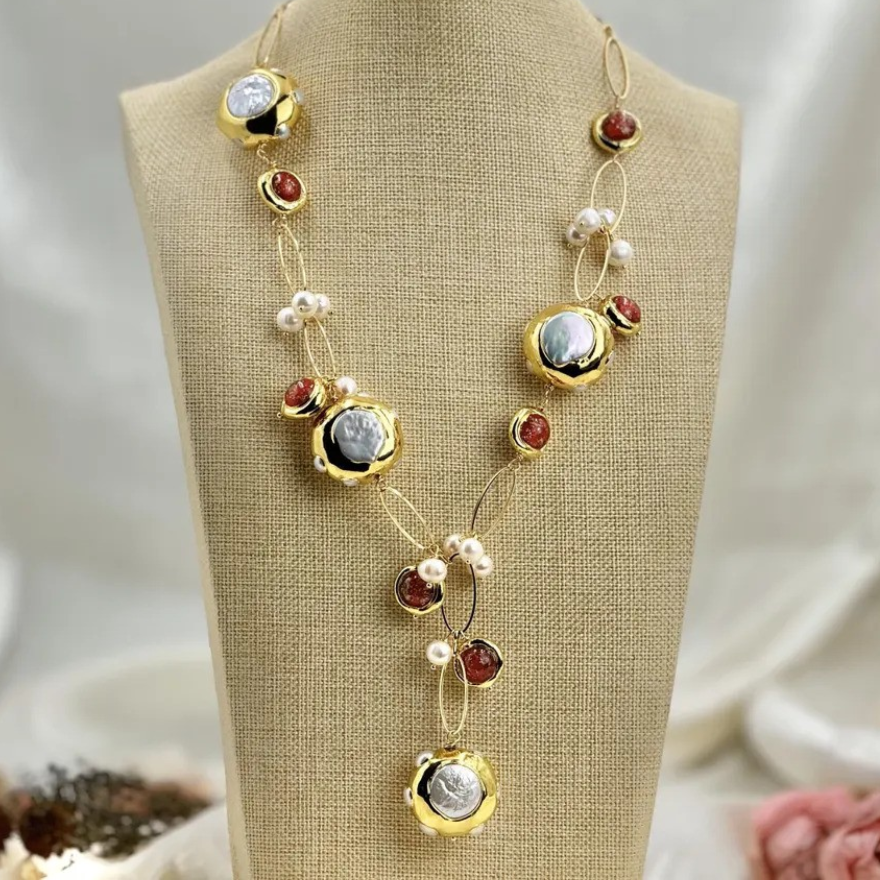 Natural_keshi_pearl_brown_murano_glass_handmade_charm_necklace1.png