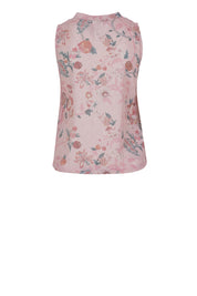 Pastel floral cotton top women lightweight daily wear