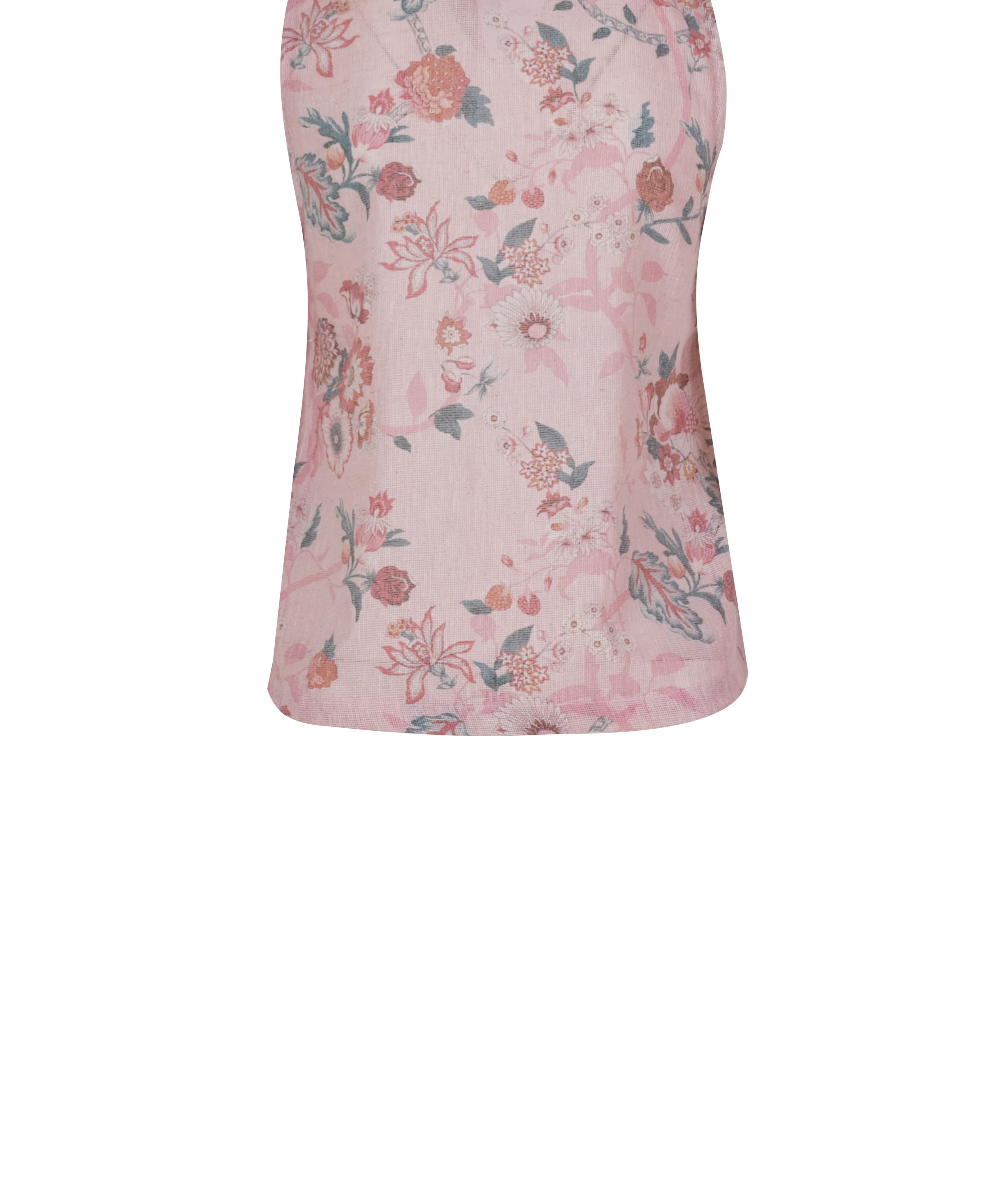 Pastel floral cotton top women lightweight daily wear