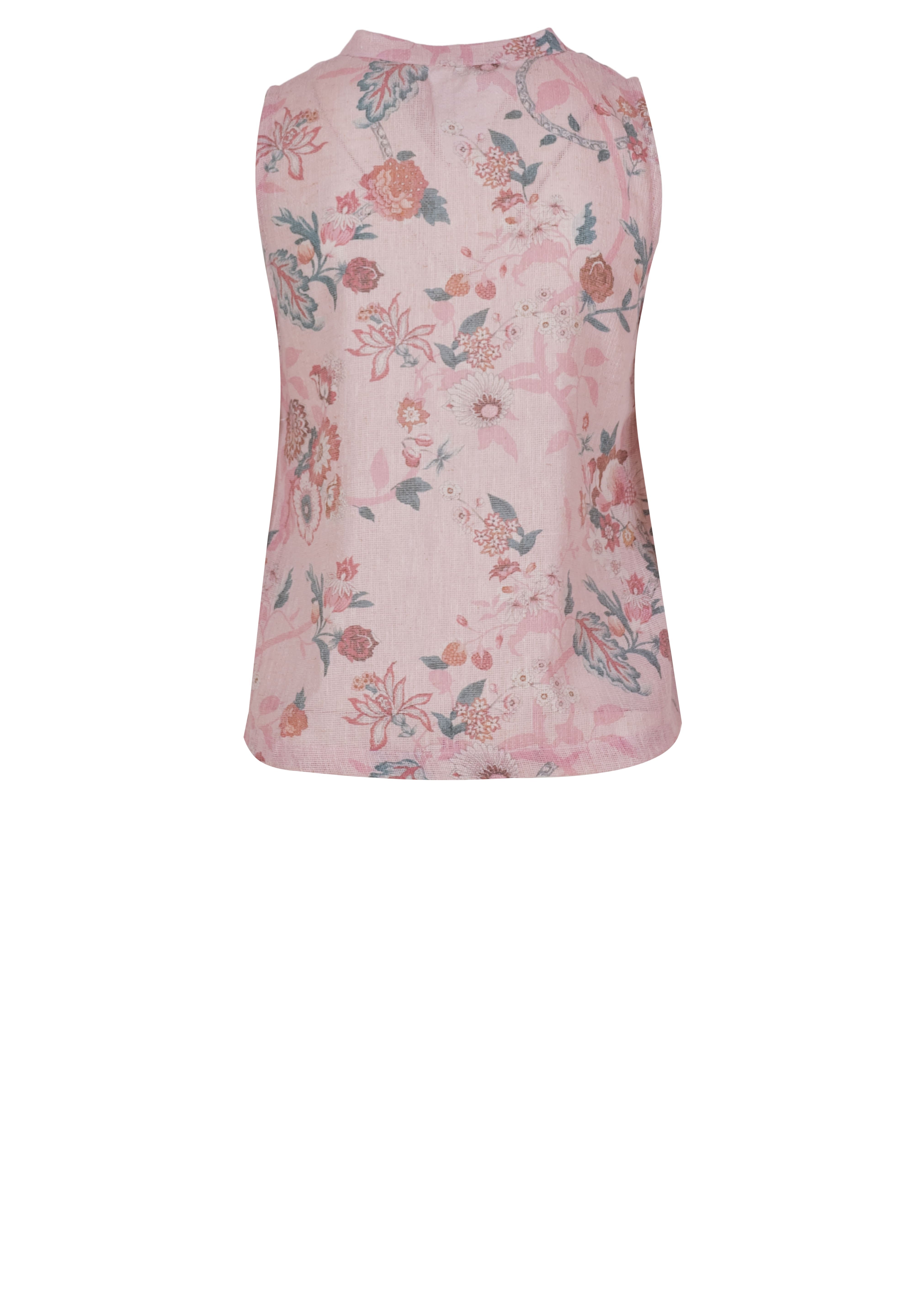 Pastel floral cotton top women lightweight daily wear