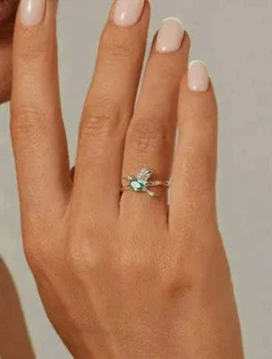 925 Sterling Silver Humming Bird Ring