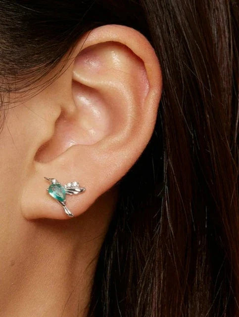 Elegant 925 Sterling Silver Hummingbird Earrings for Every Occasion