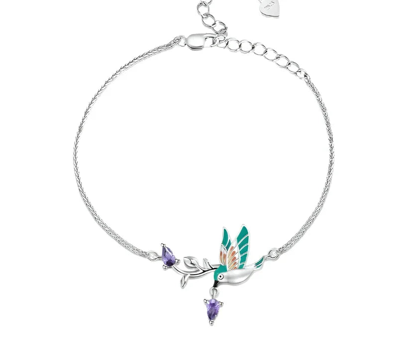 Shop Elegant 925 Sterling Silver Kingfisher Bracelet Online