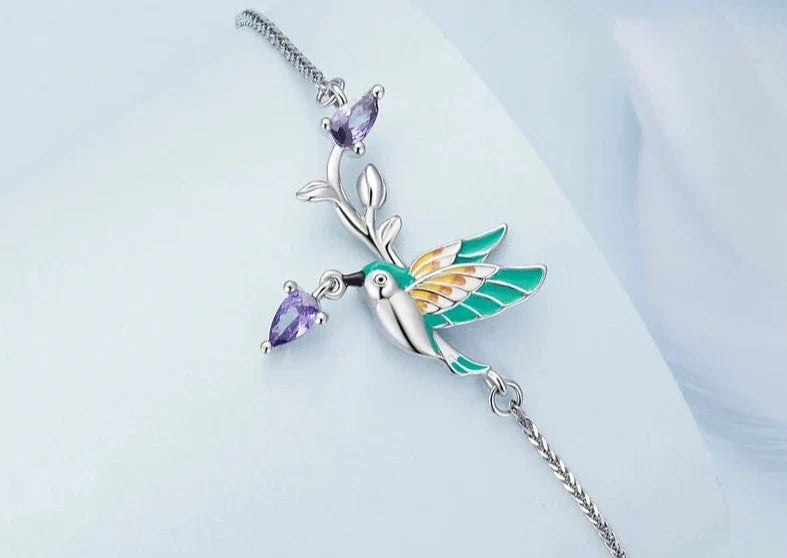 Shop Elegant 925 Sterling Silver Kingfisher Bracelet Online