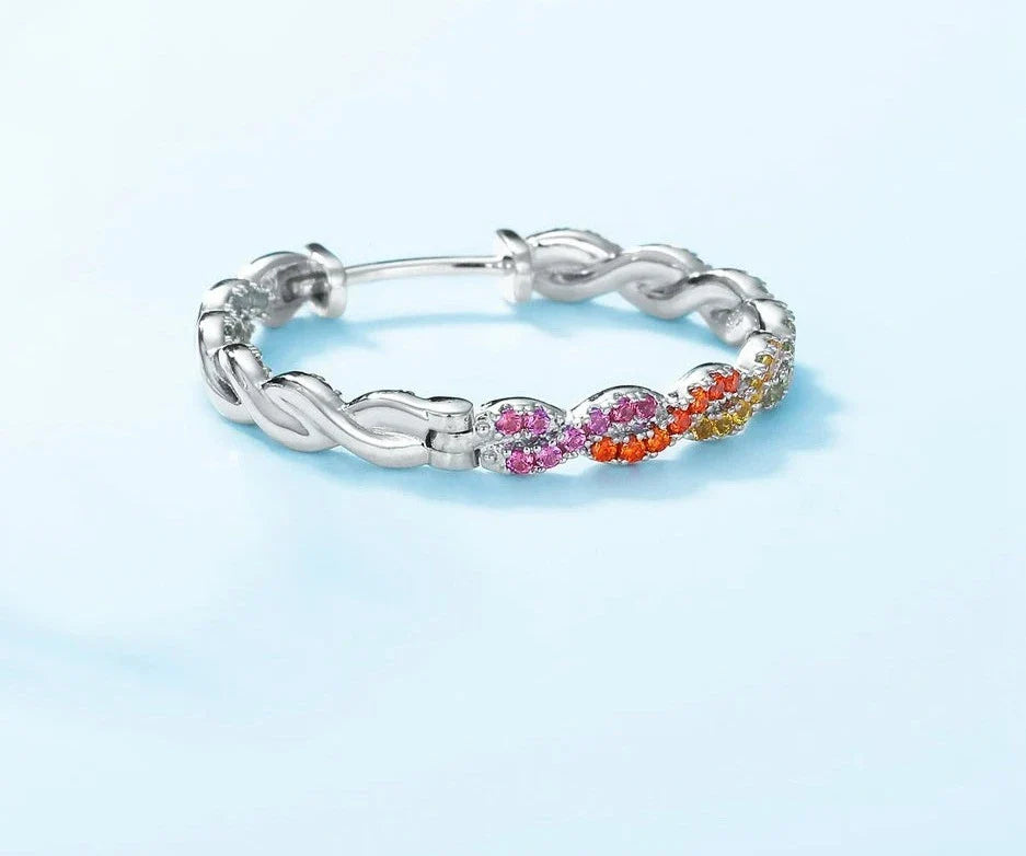 925 Sterling Silver Hoop Earrings