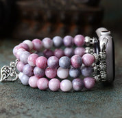 Natural Rhinestone Multilayer Gemstone Watch Strap