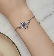 925 Sterling Silver Kingfisher Bracelet for Elegant Style