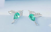 Elegant 925 Sterling Silver Hummingbird Earrings for Every Occasion