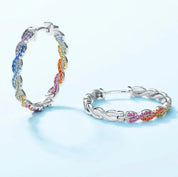 925 Sterling Silver Hoop Earrings