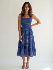cute midi below knee length midi long dress