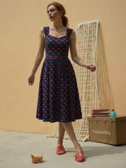 bestootd.com floral flare midi dress