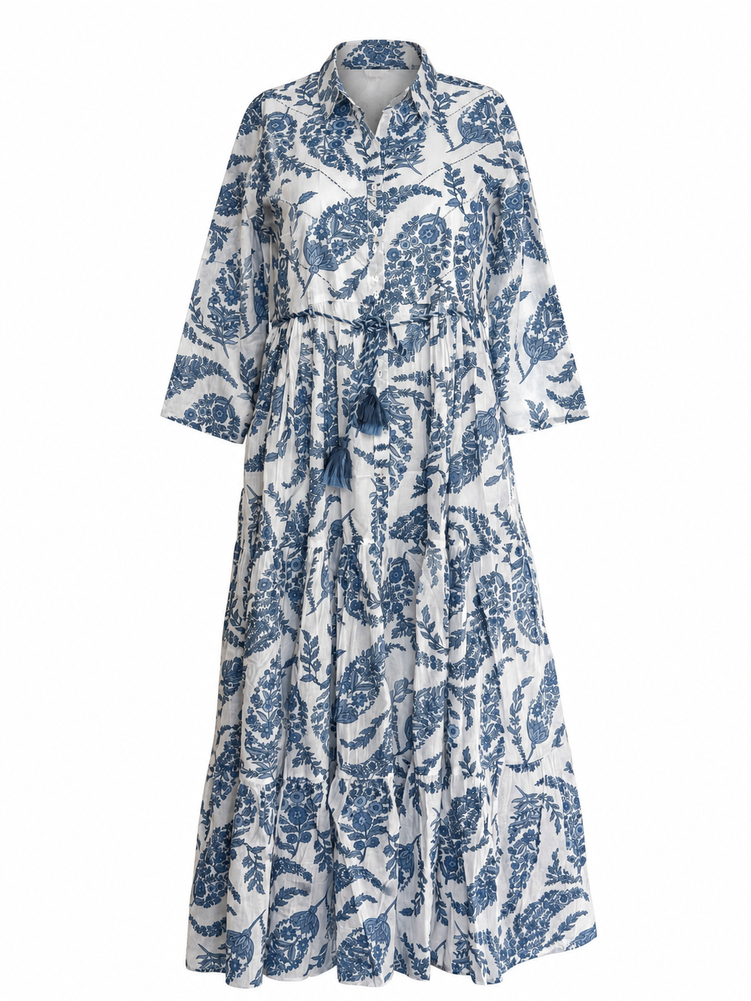 Boho women handprint maxi dress, boho maxi dress, handprint maxi, women dress maxi, cotton maxi dress, women cotton dress, birthday gifts