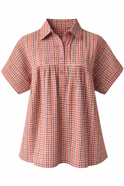 Breathable plaid cottons all weather shirt for women wear