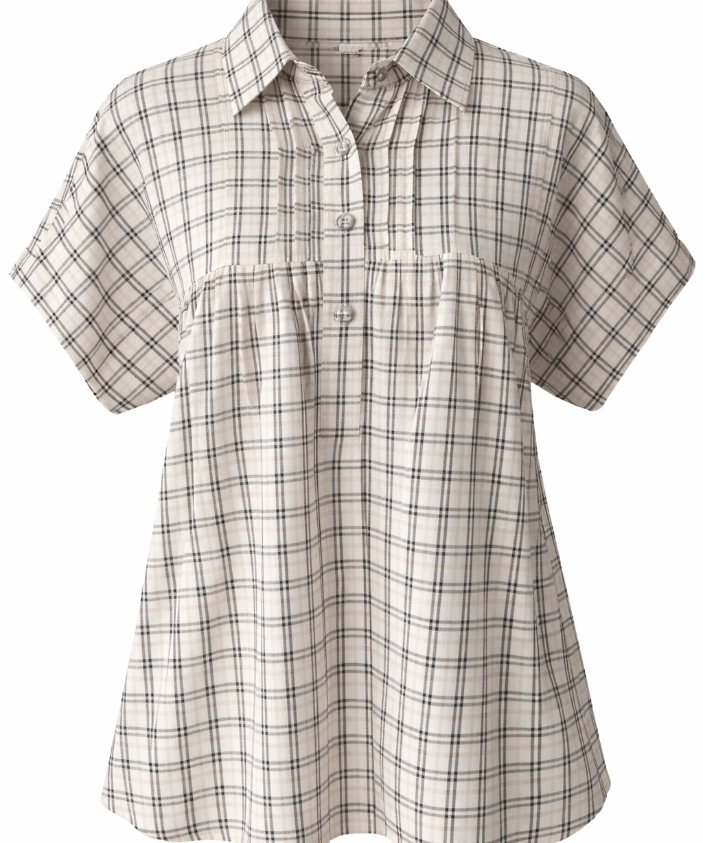 Collared plaid shirt from best outfit of the day- bestootd.com