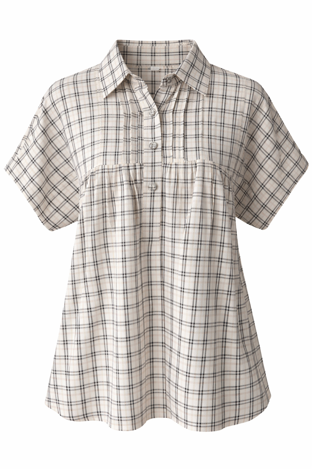 Collared plaid shirt from best outfit of the day- bestootd.com