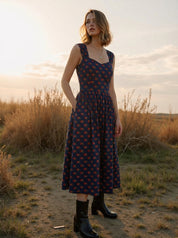 best stylish audrey sweetheart midi dress